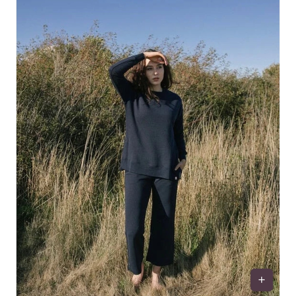 Simply Merino Lounge Side Slit Sweater